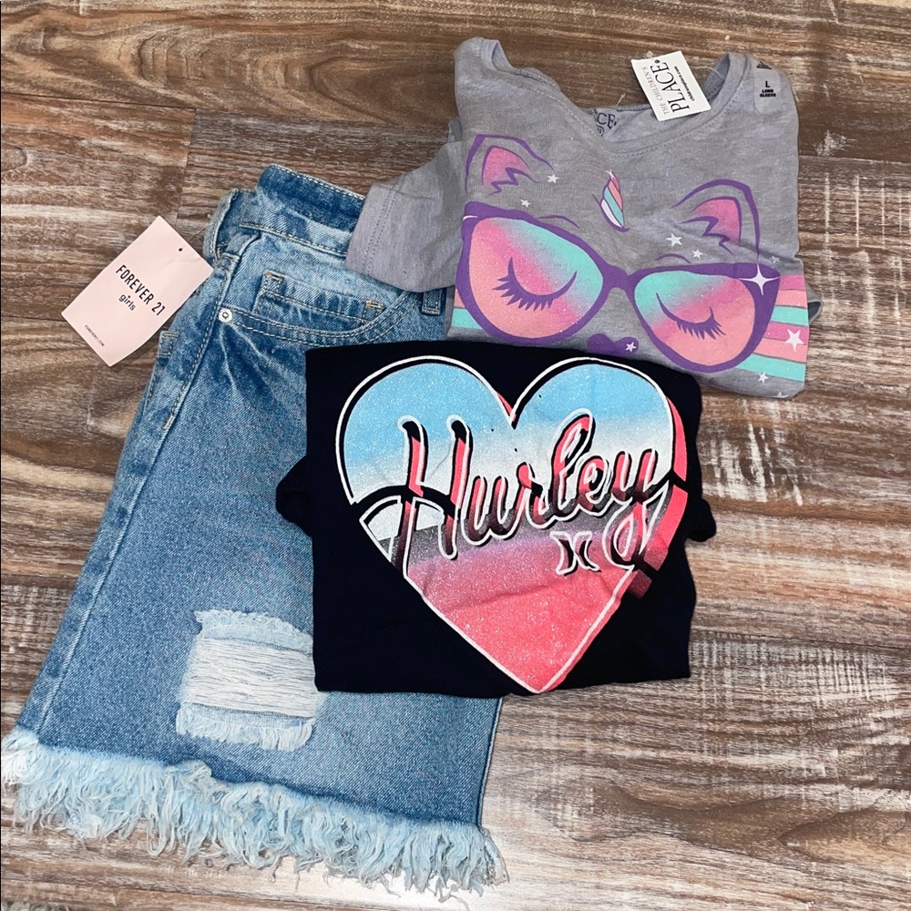 NWT Girls 10/12 Casual Separates 3 Piece Bundle